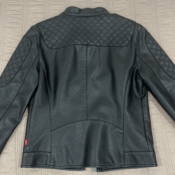 NWT Levi's Faux Leather Motocross Racer Jacket - Picture 8 of 8